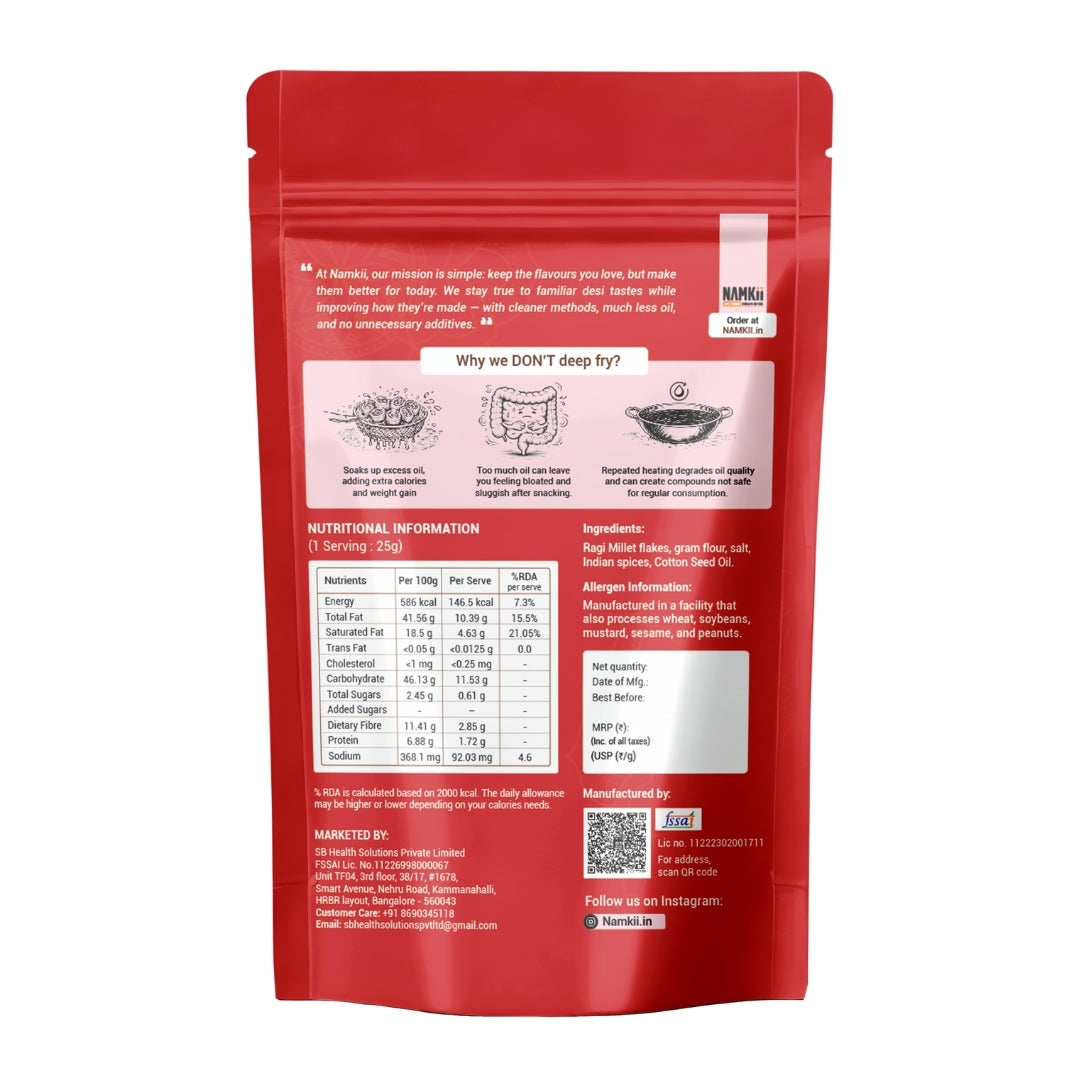 Namkii Roasted Millet Namkeen | 100g