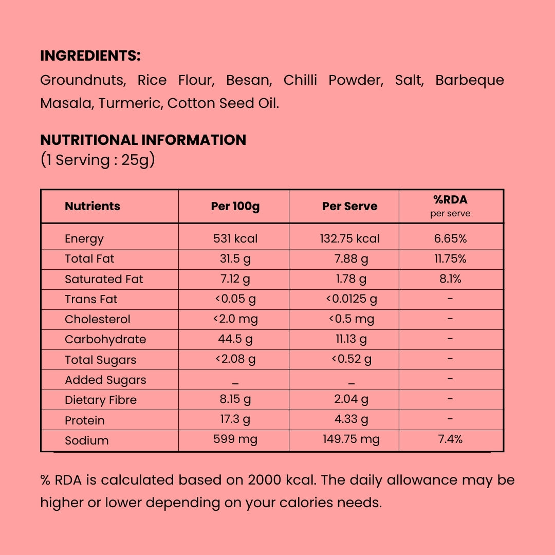 Namkii Baked BBQ Peanuts | 175g